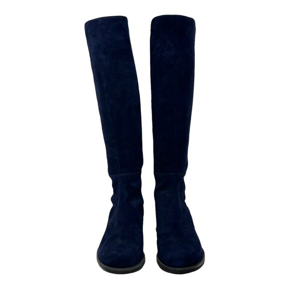 Stuart Weitzman blue leather 5050 knee length boots size 7M - Picture 13 of 16